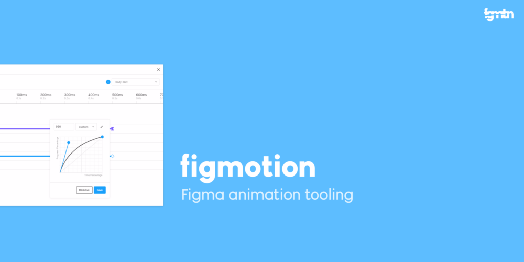 Image du plugin "Figmotion" pour Figma