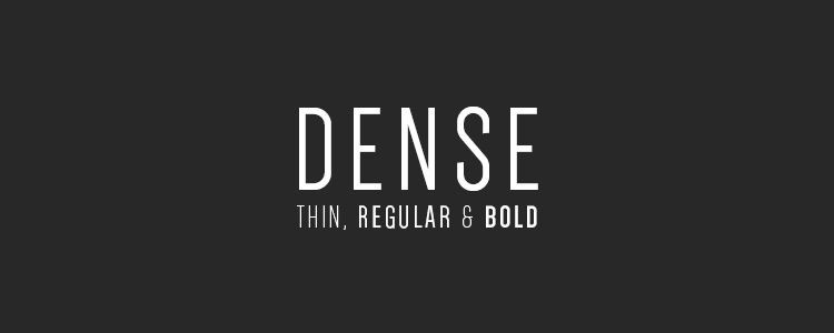 dense-free-font-sans-serif