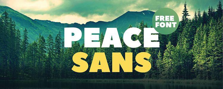 peace-free-font-sans-serif