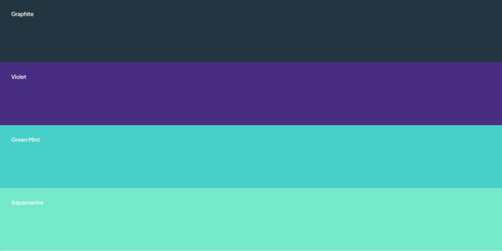 Palette de couleurs